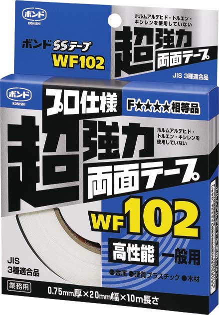 ボンド　SSテープWF102　ホワイト　1箱（6巻）　#66259D【コニシ】★