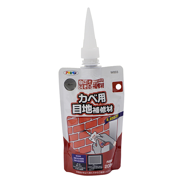 カベ用目地補修材　200ml【アサヒペン】