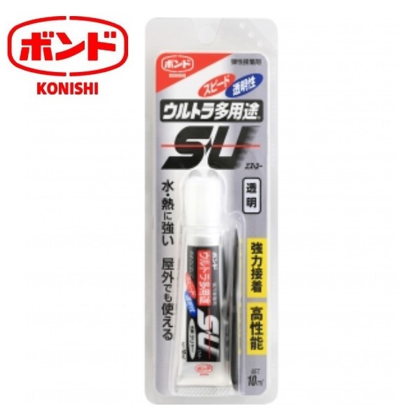 ボンド　ウルトラ多用途SU　クリヤー　10ml　1箱（10本）#04591【コニシ】