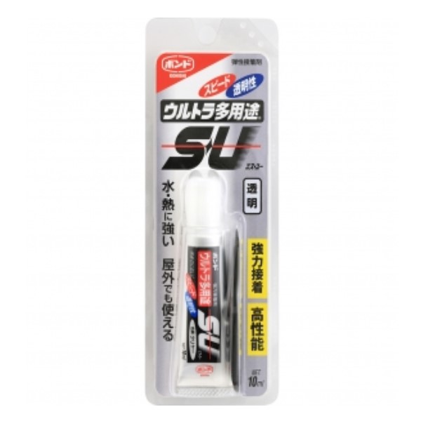 ボンド　ウルトラ多用途SU　クリヤー　10ml　1箱（10本）#04591【コニシ】