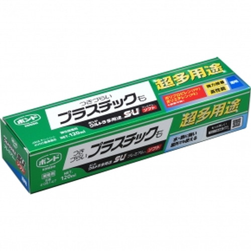 ボンド　ウルトラ多用途SUプレミアムソフト　クリヤー　120ml　1箱（5本）#05147【コニシ】