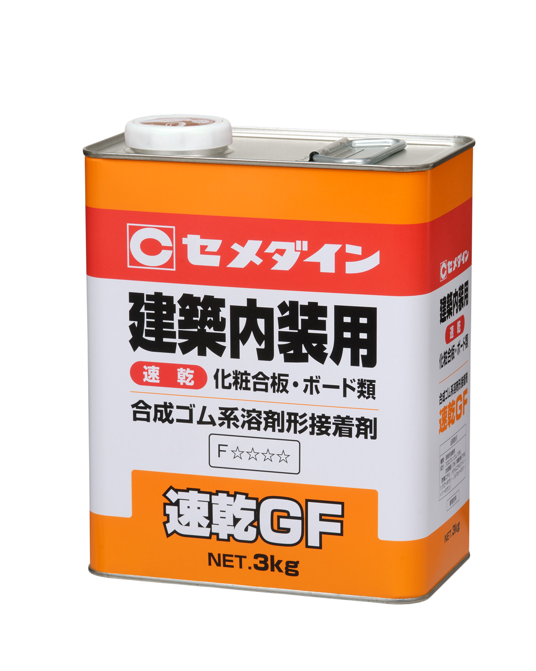 速乾GF　3kg　1箱（6缶）　RK-297【セメダイン】