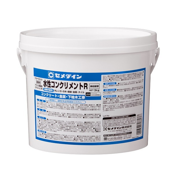 水性コンクリメントR　3kg　1箱（6本）　AE-221【セメダイン】