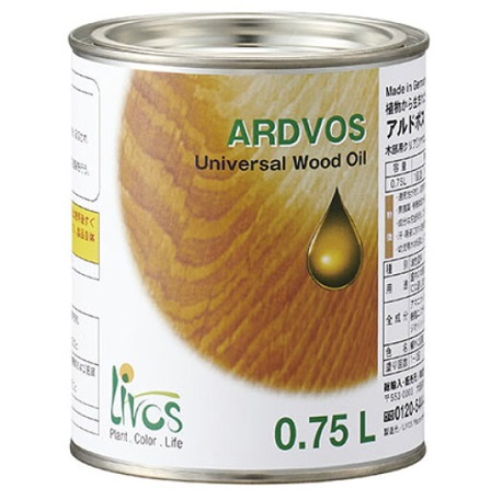 リボス自然健康塗料　アルドボス　No.266　ARDOVOS　0.75L　クリアー【LIVOS】＊代引決済不可