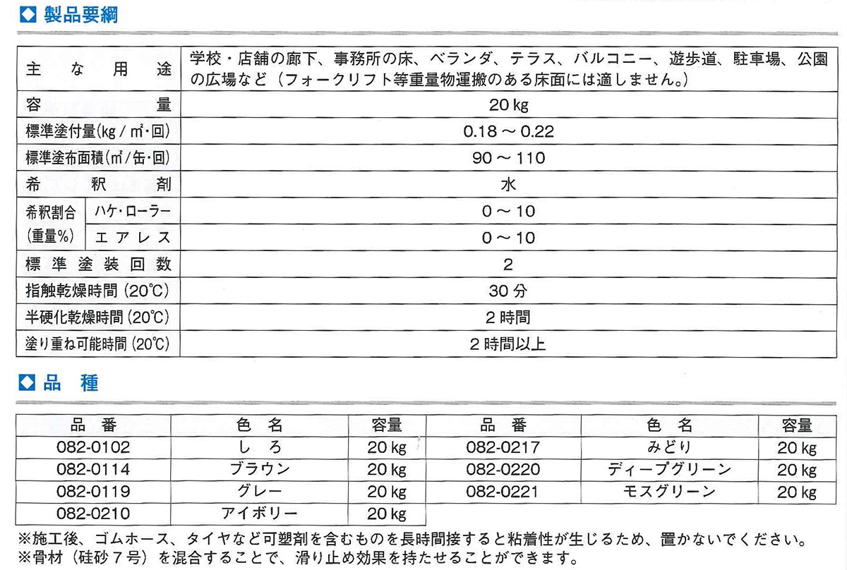 ユカロック 100番級 20kg  082-0102 (白)【ロックペイント】