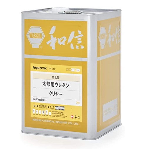 アクレックス 木部用ウレタン 半ツヤ 14kg #302【和信化学工業株式会社】