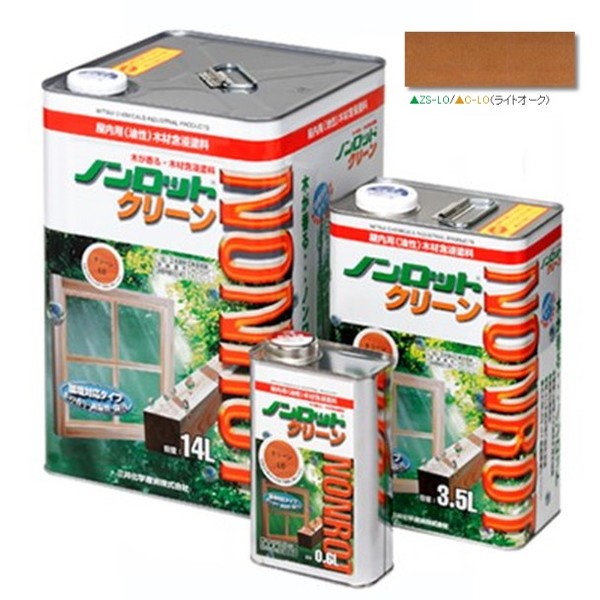 ノンロットクリーン　ライトオーク 3.5L【三井化学産資株式会社】