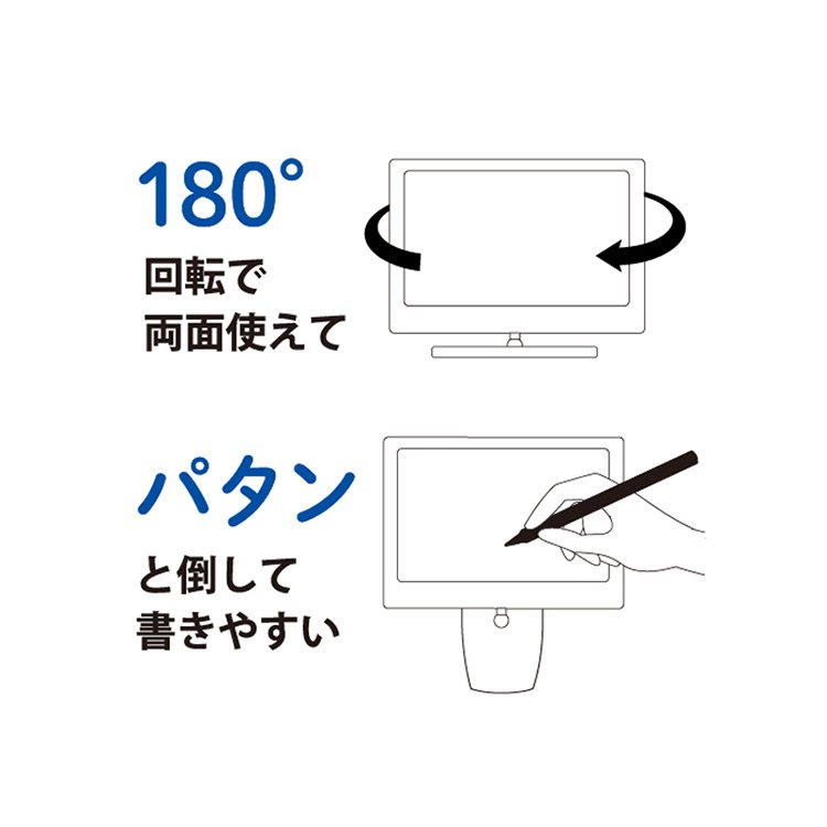 スタンド式フレームボード　ブラックボード(063323)　1個 【デビカ】