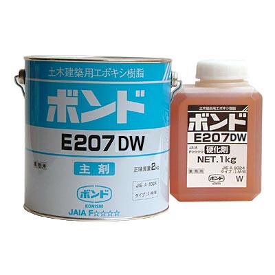 Ｅ２０７ＤＷ　3kgセット　#05093　1箱（4セット）【コニシ】