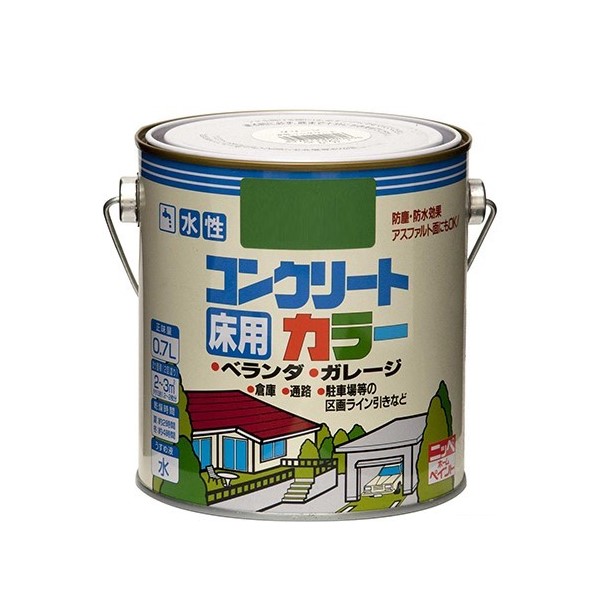 水性コンクリートカラー　2L　各色（一部つやあり）【ニッペホームプロダクツ】