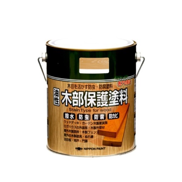 油性木部保護塗料　1.6L　各色【ニッペホームプロダクツ】