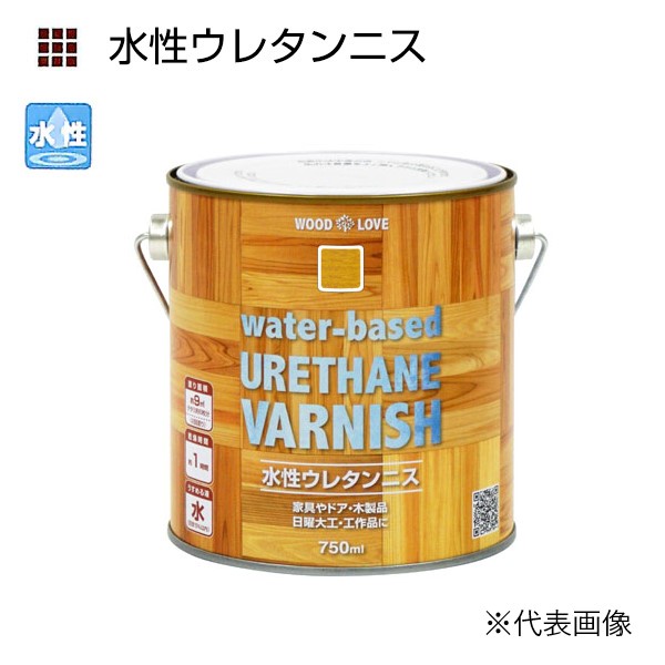 水性ウレタンニス　750ml　各色【ニッペホームプロダクツ】