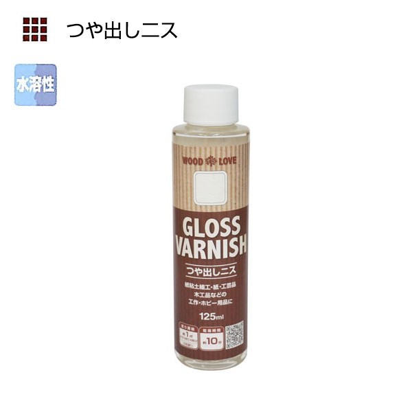 つや出しニス　125ml【ニッペホームプロダクツ】