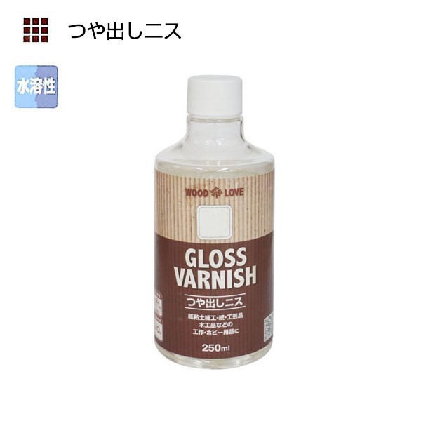 つや出しニス　250ml【ニッペホームプロダクツ】