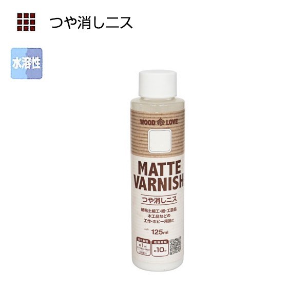 つや消しニス　125ml【ニッペホームプロダクツ】