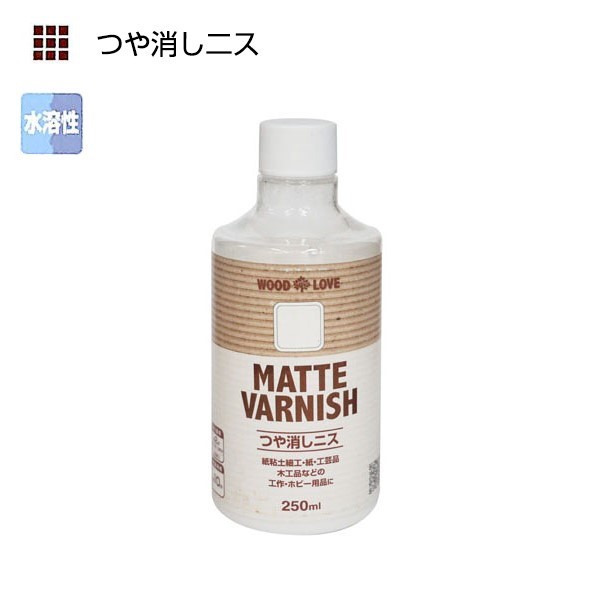 つや消しニス　250ml【ニッペホームプロダクツ】