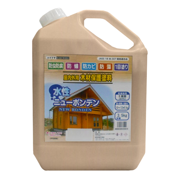 水性ニューボンデン　3.5kg　133カフェモカ【大阪塗料工業株式会社/カクマサ】