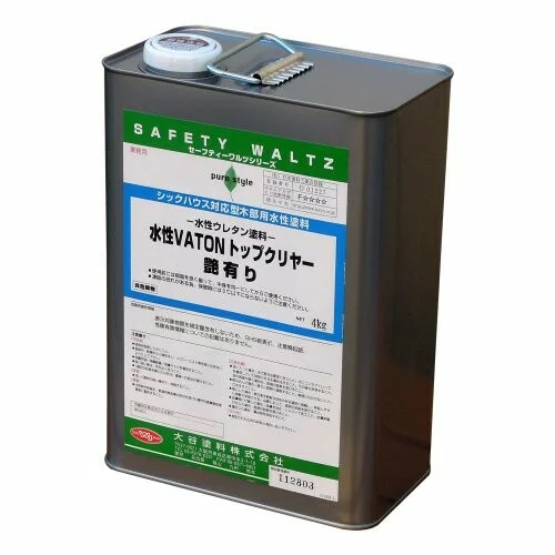 水性VATON　トップクリアー　4Kg　艶有【大谷塗料】