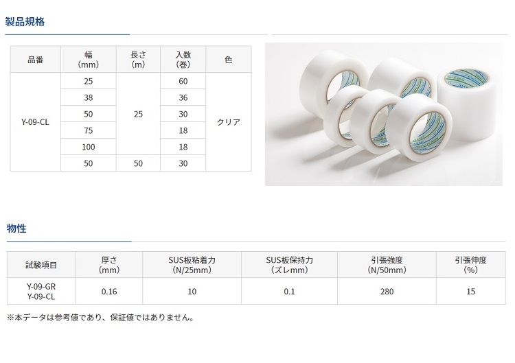 パイオラン 塗装・建築養生テープ 25ｍｍｘ25ｍ クリア 1箱(60巻入り) Y-09-CL【ダイヤテックス株式会社】