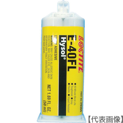 ロックタイト　エポキシ接着剤　ＥＡ　Ｅ－４０ＦＬ　５０ｍｌ（E-40FL-50）377-7707【ヘンケルジャパン（株）ＡＣＭ事業部】