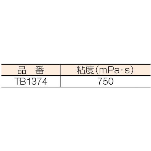 スリーボンド　嫌気性強力封着剤　高強度・軸力付与タイプ　ＴＢ１３７４　５０ｇ　赤色（TB1374）356-9772