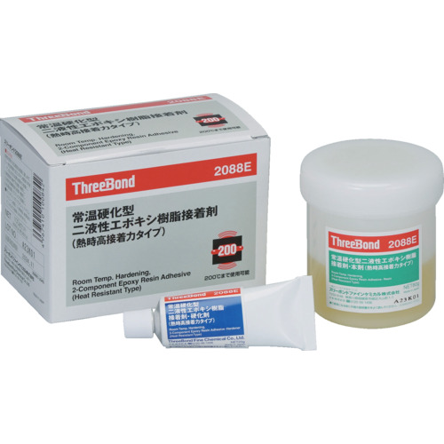 ＴＨＲＥＥＢＯＮＤ　エポキシ樹脂　接着剤　ＴＢ２０８８Ｅ　１００ｇ　本剤＋硬化剤セット　熱時高接着力タイプ（２０８８ＥＧ）169-1872