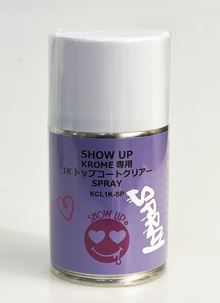 TERRAKROME専用1Kトップコートクリアースプレー　100ml　KCL1K-SP【SHOW UP】