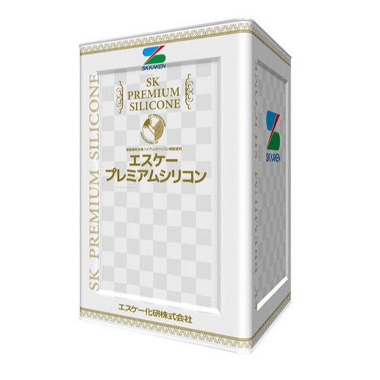 エスケープレミアムシリコン　15KG　半艶　各色（標準色A　SR-104～SR-178）【エスケー化研】＊代引決済不可、キャンセル不可