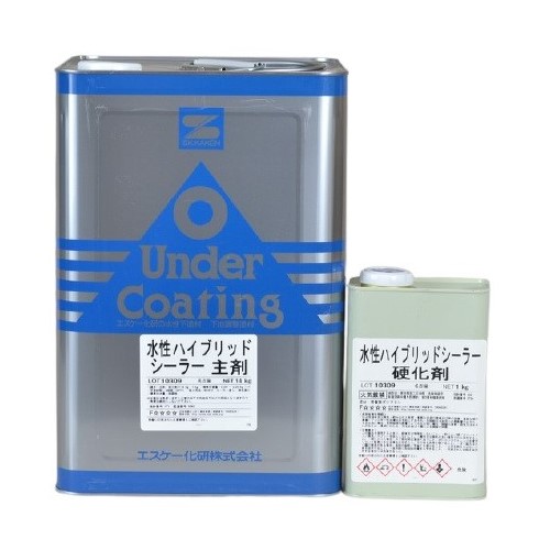 水性ハイブリッドシーラー　15kg　各艶セット【エスケー化研】＊代引決済不可、キャンセル不可