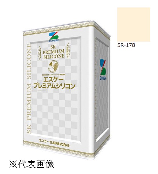 エスケー弾性プレミアムシリコン　艶有　SR-178　15kg【エスケー化研】