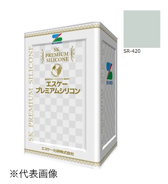 エスケー弾性プレミアムシリコン　艶有　SR-420　15kg【エスケー化研】