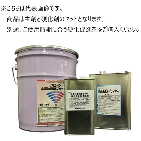 フローン水系油面用プライマー　2.5Kgｾｯﾄ　【東日本塗料】※ご注文後の在庫確認