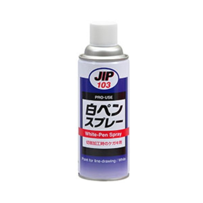 白ペンスプレー　420ml　6本ｾｯﾄ　精密ケガキ用塗料／ホワイト【イチネンケミカルズ】