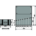 ＴＯＮＥ　ロール型ツールケース　布袋　幅３９０×高さ４８０ｍｍ　７ポケット（BNRM7L）396-4329【ＴＯＮＥ（株）】