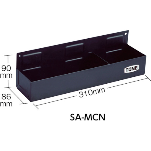 ＴＯＮＥ　スチール製ワゴン（キャビネットタイプ）用オプション　缶ホルダー（マグネットタイプ）（SA-MCN）495-9167【ＴＯＮＥ（株）】