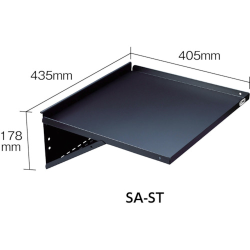 ＴＯＮＥ　スチール製ワゴン（キャビネットタイプ）用オプション　サイドテーブル（SA-ST）781-2574【ＴＯＮＥ（株）】