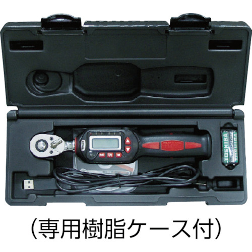 ＴＯＮＥ　トルクレンチ（デジタル式）　ラチェットデジトルク　トルク調整範囲２７～１３５Ｎ・ｍ　差込角１２．７ｍｍ（T4DT135H）433-4451【ＴＯＮＥ（株）】