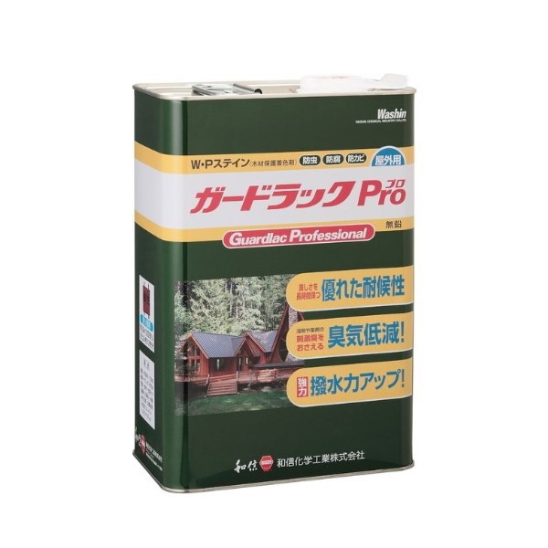 ガードラックPro WPステイン GP-13 白木色 4L【和信化学工業株式会社】