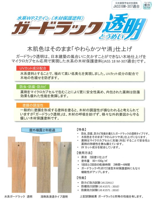 ガードラック透明 3.5kg【和信化学工業株式会社】