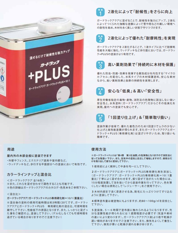 ガードラック+PLUS 0.35kg【和信化学工業株式会社】