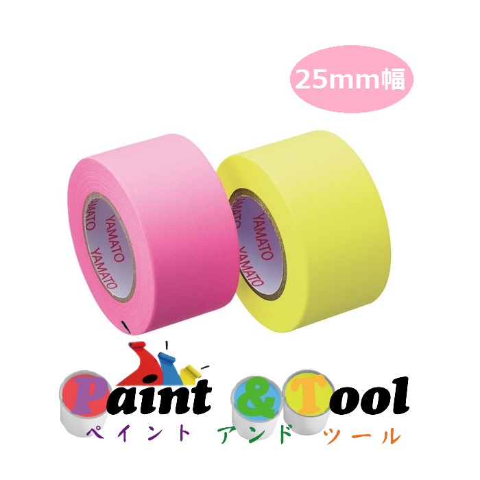 メモックロールテープ 蛍光紙 25ｍｍ幅（2巻入）つめかえ ＷＲ-25Ｈ-6Ａ 1箱(12個)【ヤマト】＊代引決済不可