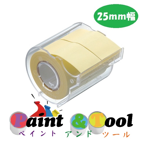 メモックロールテープ 再生紙 25ｍｍ幅 カッター付（2巻入）Ｒ-25ＣＨ-1 1箱(12個)【ヤマト】＊代引決済不可